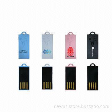 Mini Thumb USB Flash Drive with 128MB to 64GB Storage Capacity